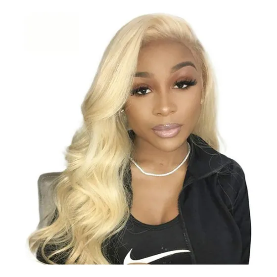 Peluca Rubia Esponjosa Ondulada Larga Para Mujer Afro