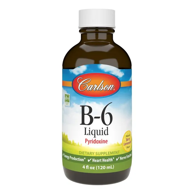 Vitamina B6 Piridoxina Carlson 120 Ml