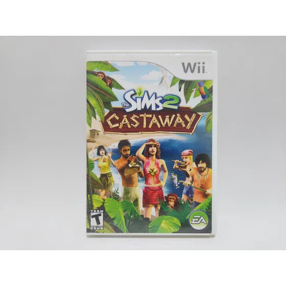 Capa The Sims 2 Castaway Original Para Nintendo Wii 