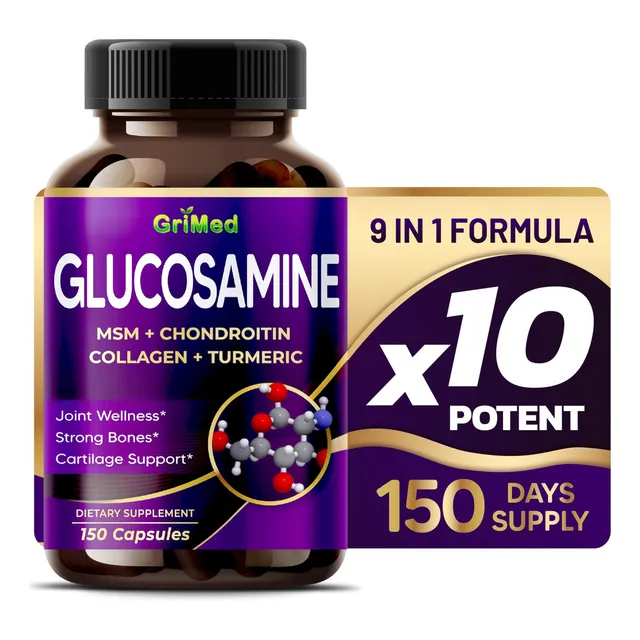 Suplemento De Glucosamina Triturada De 12.000 Mg X12 Power C