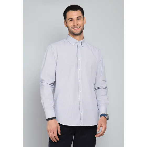 Camisa Cuadros Manga Larga Arrow Cm31005gr