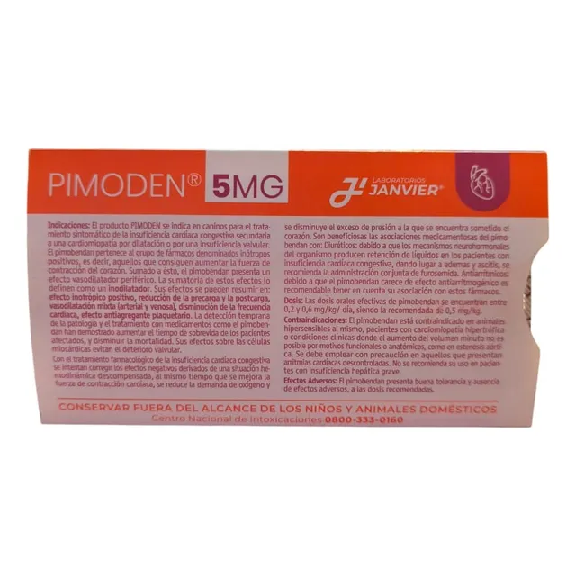 Pimobendan 5mg  (10 Comprimidos)