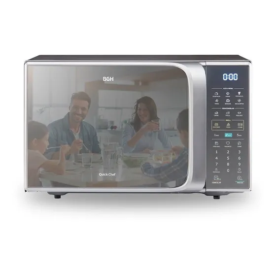 Microondas Bgh Quick Chef B223ds20 Digital Eco 23l