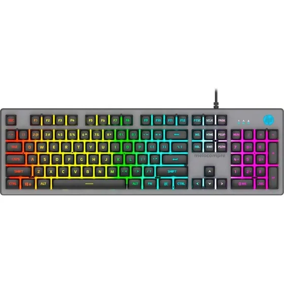Teclado Alámbrico Hp  K500f Gamer Led Rgb Español