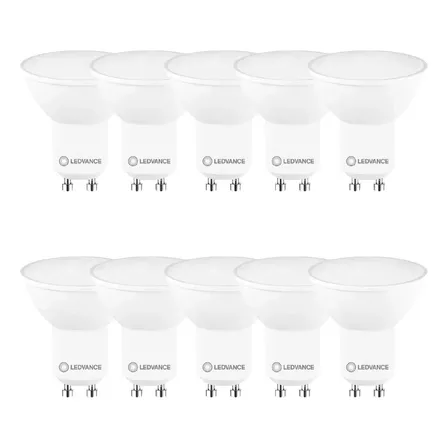 Lampara Led Dicroica Ledvance Gu10 10w frío X10u Luz Blanco Frío