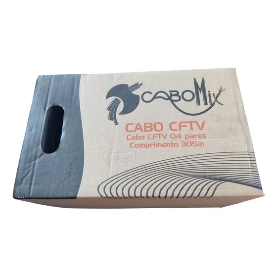 Cabo De Rede Multilaser Cat5 300m Preto Bobina Rj45