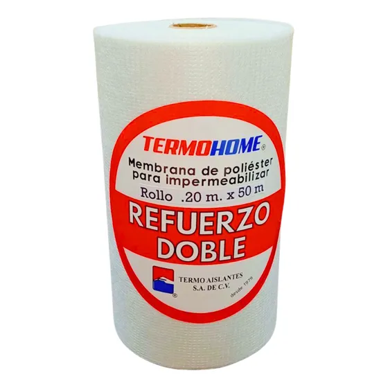 Malla Reforzada Doble Para Impermeabilizar Rollo .20m X 50 M