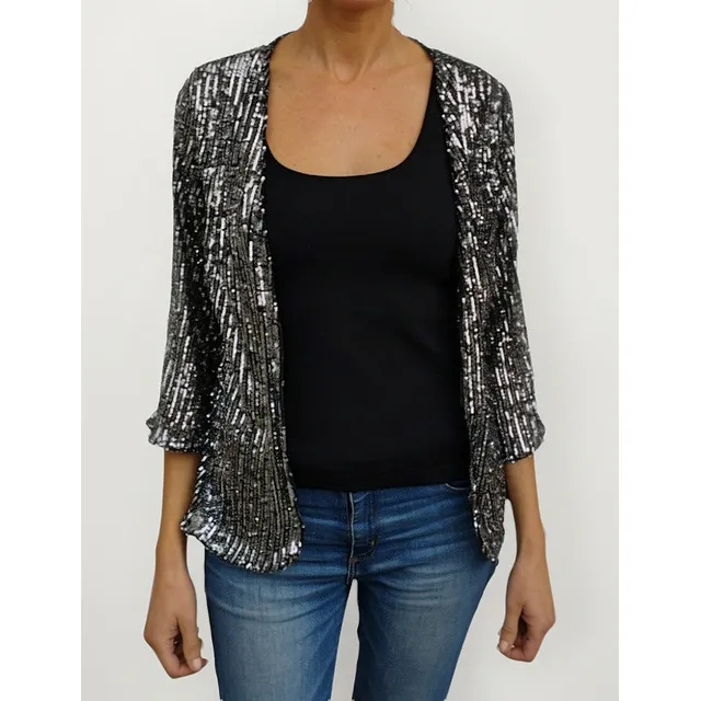 Saco Chaqueta Tolera Torera Spolverino Noche Fiesta Mujer