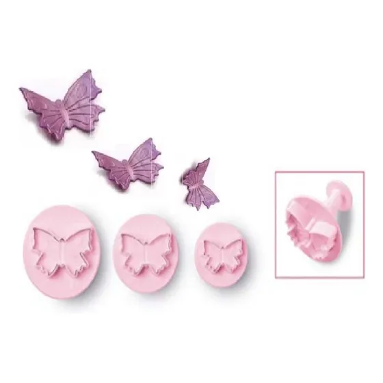 Cortadores Eyector Expulsor Para Fondant Mariposa