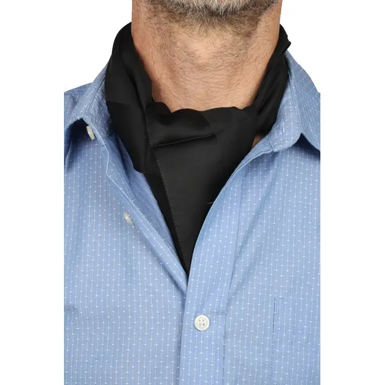 Pañuelo Tipo Seda Italiano Cuello Tango Hombre Liso