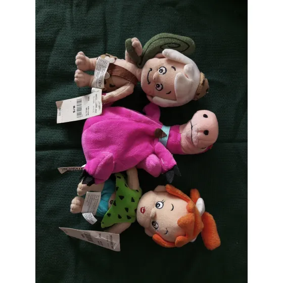 Peluches Pebbles-bambam-dino-sea World Usa-usado Solo Adorno
