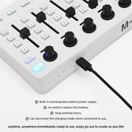 M-vave  Smc Midi Controlador Mezclador