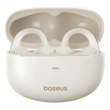 Fones De Ouvido Com Encaixe Baseus Bowie Mc1 Open Ear, Ip57 Cor Branco