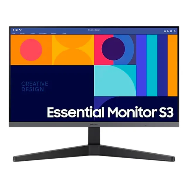 Monitor Samsung 24  Fhd Essential S3, (1920x1080) Panel Ips