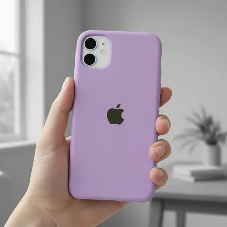 Capa P/ iPhone 11 Logo Maçã Silicone Premium Cores Diversas