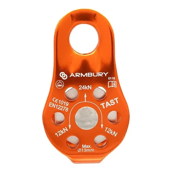 Polea Fija Placa Individual Usada Tandem Cuerda Para Carga