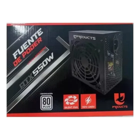 Fuente 550w Certificada 80 Plus Bronze Certificada Uproduct