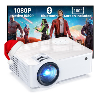 Proyector Groview, Mini Proyector Bluetooth 1080p Con De De Proyector Groview, Mini Proyector Bluetooth 1080p Con De De
