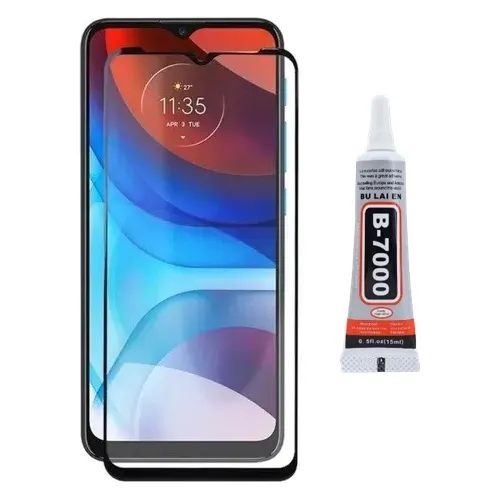 Tela Frontal Lcd Display Para Moto E7 E7 Power + Pel + Cola