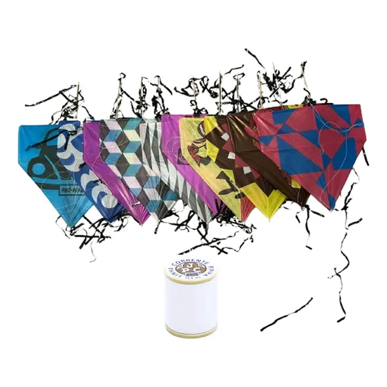 Pipas Kit Pipa De 45 Cm Com Rabiola + Linha + Cabresto/guia