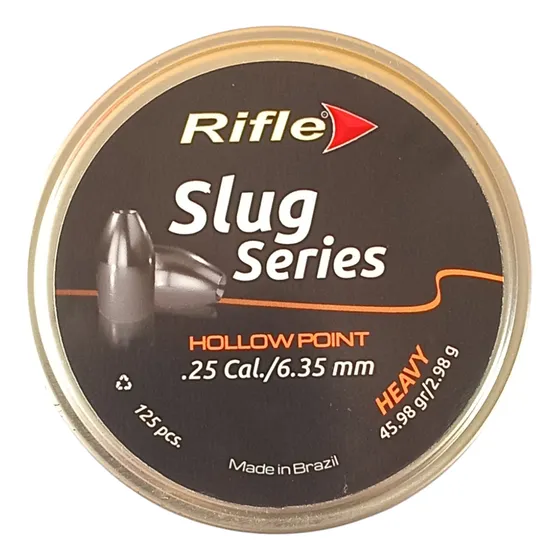 Slug Series Rifle Hollow Point Heavy 6.35mm (45.98gr) X125u
