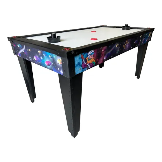 Mesa De Disco - Air Hockey - Jogo Aero Game - 1,63m - S03