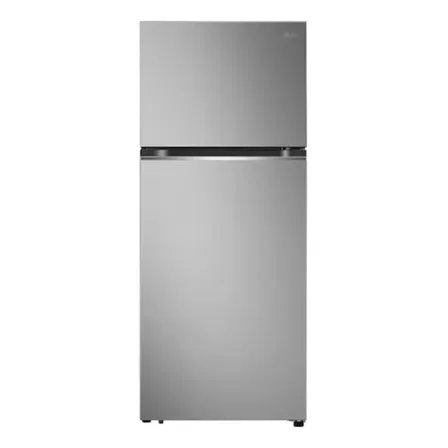 Geladeira LG Frost Free 375l Smart Inverter Duplex Em Aço Inox Cor Prata 127v