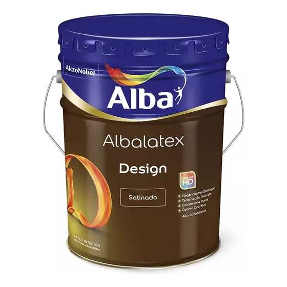 Alba Albalatex Satinado latex interior 20L color blanco