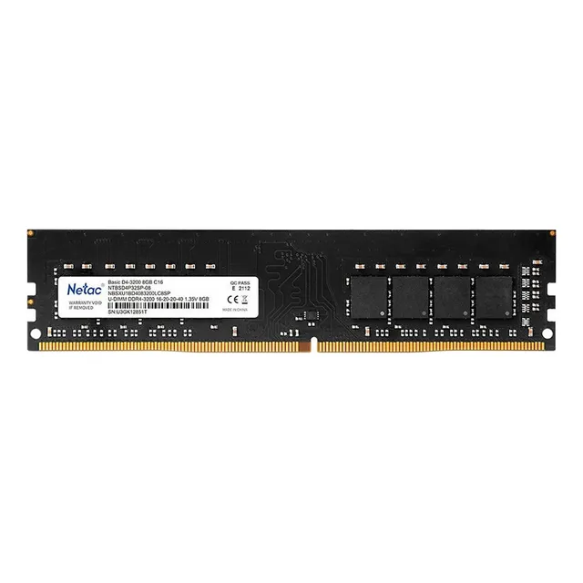 Memoria Ram Netac 8gb Ddr4 3200mhz Cl16 Udimm