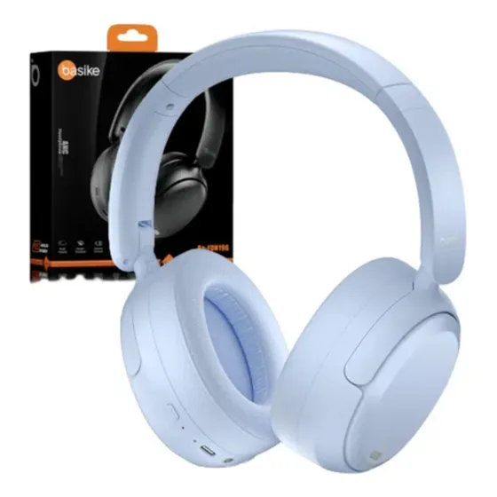 Fone De Ouvido Bluetooth 5.4 Sem Fio Com Microfone Basike