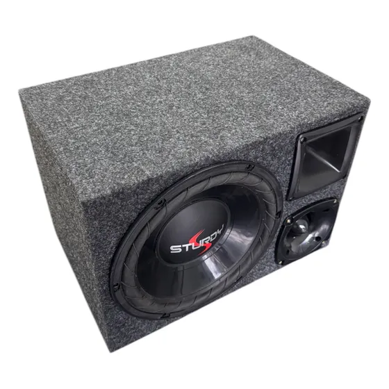 Caixa Dutada Trio Completa Automotiva Subwoofer 10 Pol 800w