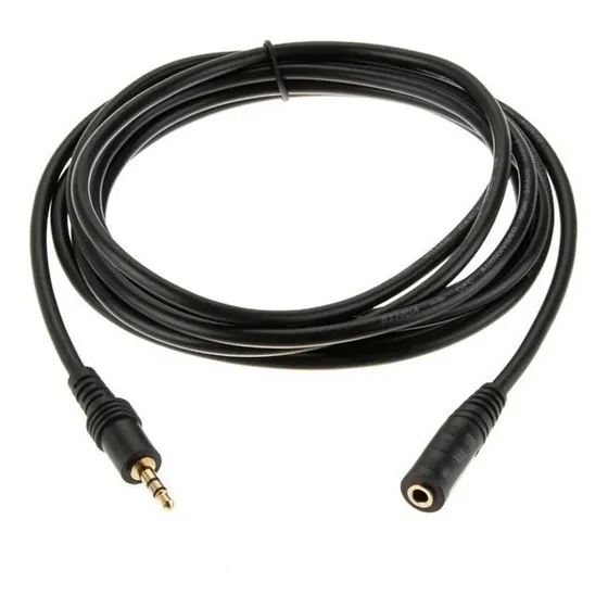 Cable Audio Extension Plug 3.5mm Macho A Hembra De 3 Metros