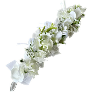 Tocado Elegante De Flores Para Boda, Primera Comunión Tocado Elegante De Flores Para Boda, Primera Comunión