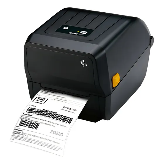 Impressora De Etiqueta Zd220 Zebra Nova Gc420t Preto