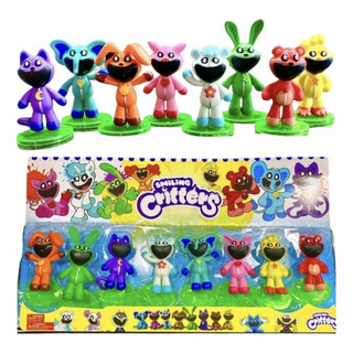 Kit 8 Bonecos Infantil Brinquedo New Smiling Critters Plush Kit 8 Bonecos Infantil Brinquedo New Smiling Critters Plush