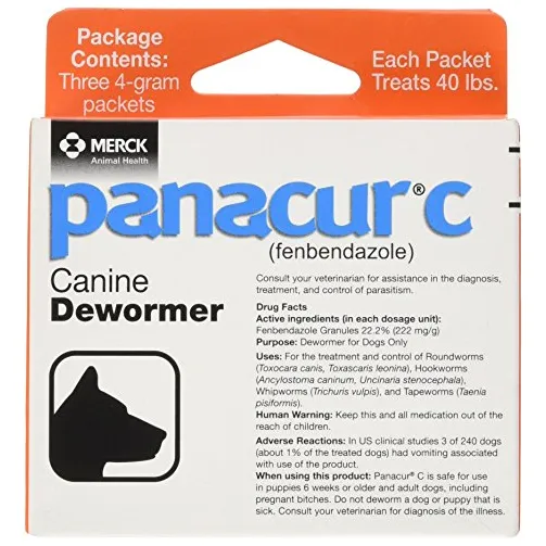 Panacur C Canine Dewormer (fenbendazole,) 4 6n7so
