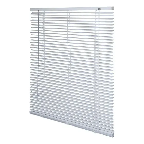 Cortinas venecianas Bork PVC 90cm x 120cm Color blanco Diseño liso 1 Unidad
