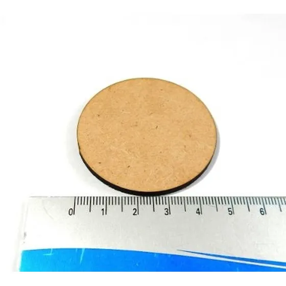 20x Bases 50mm De Mdf Para Rpg, Miniaturas E Warhammer