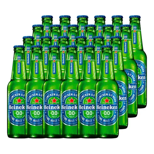 Cerveza Sin Alcohol Heineken 330 Ml. X 24 Unidades