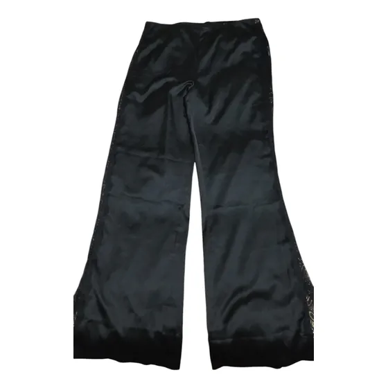 Pantalón Seda Indian Talla L Y Encaje Nuevo