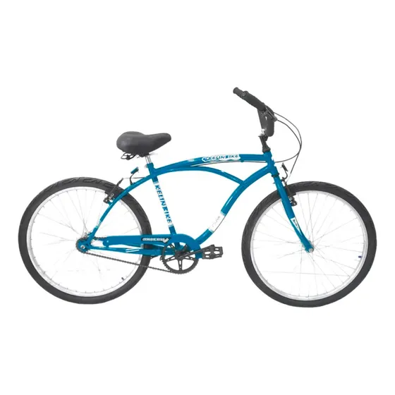 Bicicleta Playera C/pedal R26 Hombre Celeste