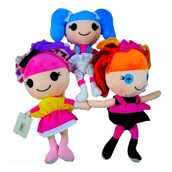 3 Peluches Lalaloopsy Juguete Niña Muñeca Trapo