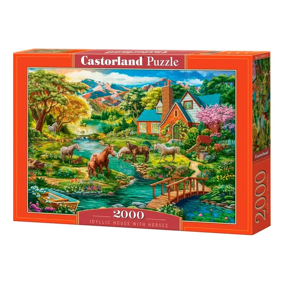 Puzzle 2000 Peças Lugar Paradisíaco - Castorland Importado 2