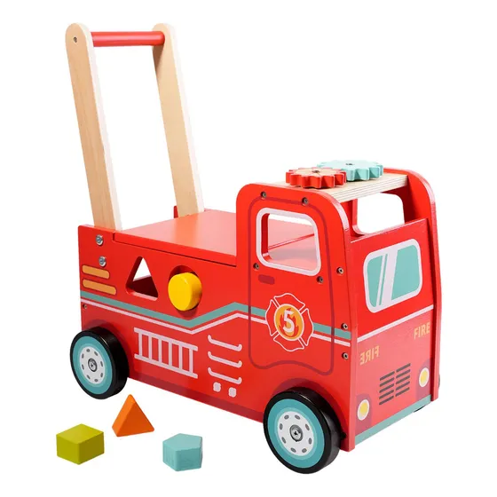 Carrito De Madera Para Bebé, Carrito De Compras Para