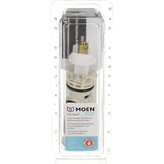 Cartucho Moen 1222 Para Monomando De Regadera Color Blanco
