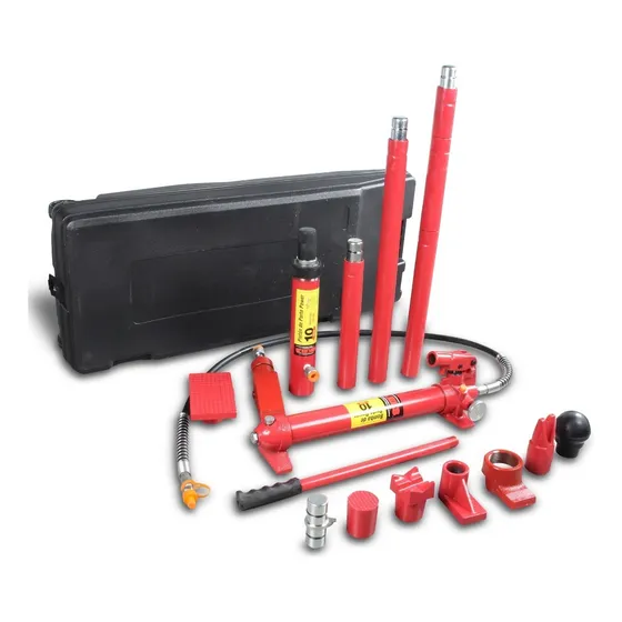 Porto Power 10 Ton Estuche De Plastico 13 Accesorios Mikels