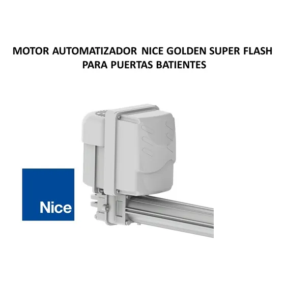 Motor Automatizador Nice Golden Super Flash Puertas Batiente