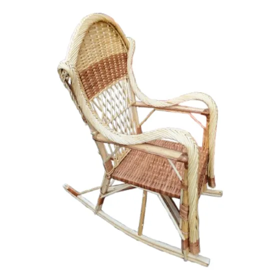 Sillon Mecedor De Mimbre