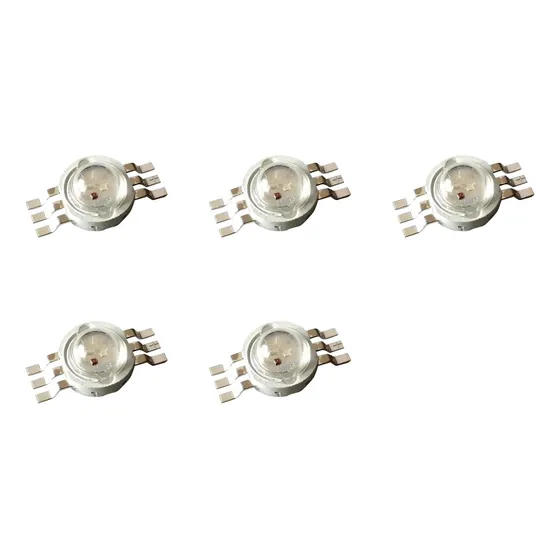 Kit 5x Led Chip Smd Rgb 3w 6 Pinos 8x5mm Super Brilho