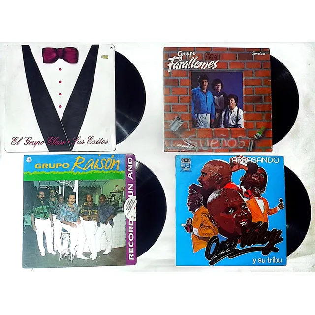 Combo 14 Promo 4 Discos Lps Salsa